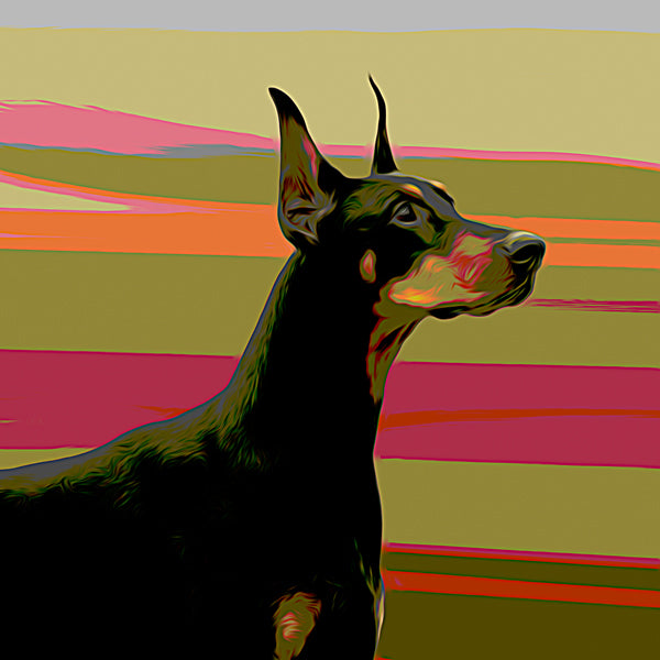 Buy Doberman Art | Roscoe & Charlie