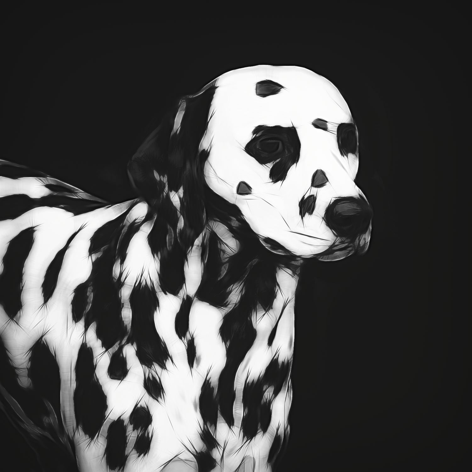 Dalmatian Dog Art | Roscoe & Charlie