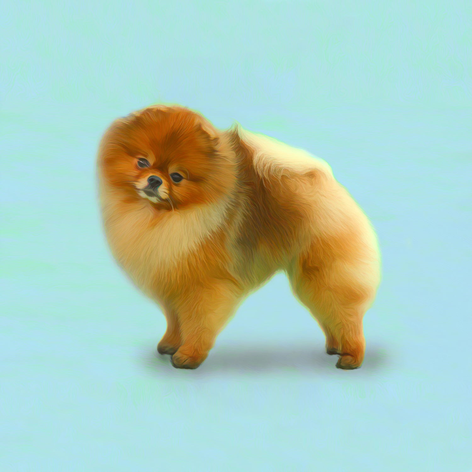 Buy Pomeranian Art | Roscoe & Charlie