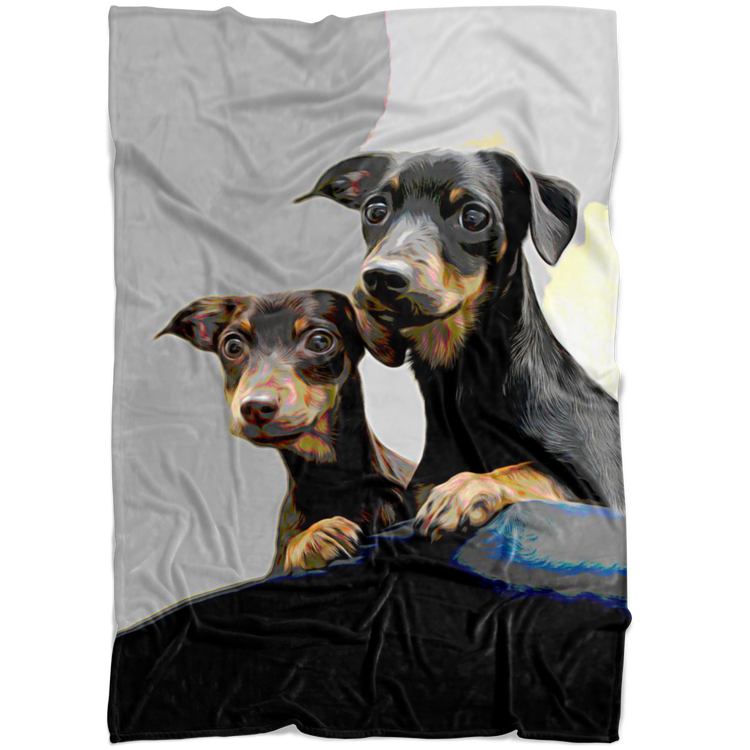 Fleece Dog Blankets | Roscoe & Charlie