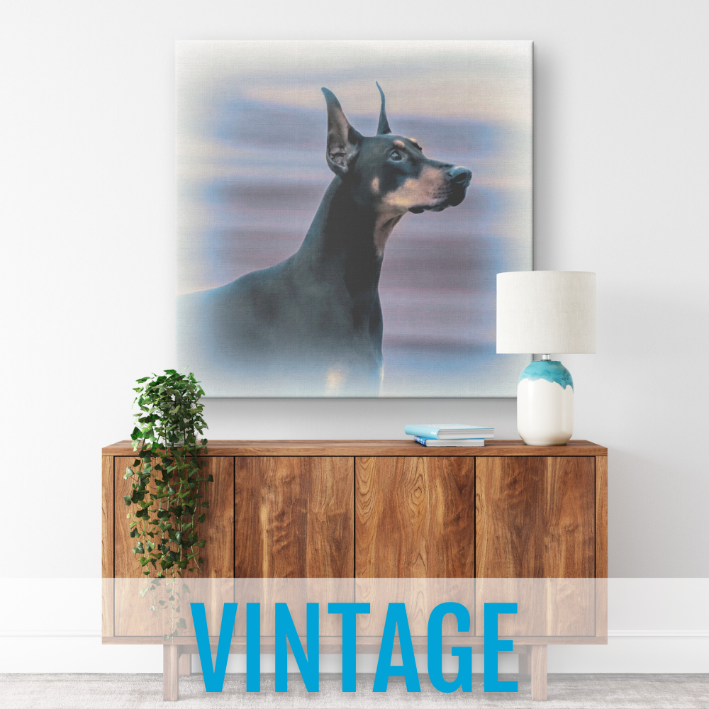 Personalized Dog Gallery Canvas (Square)