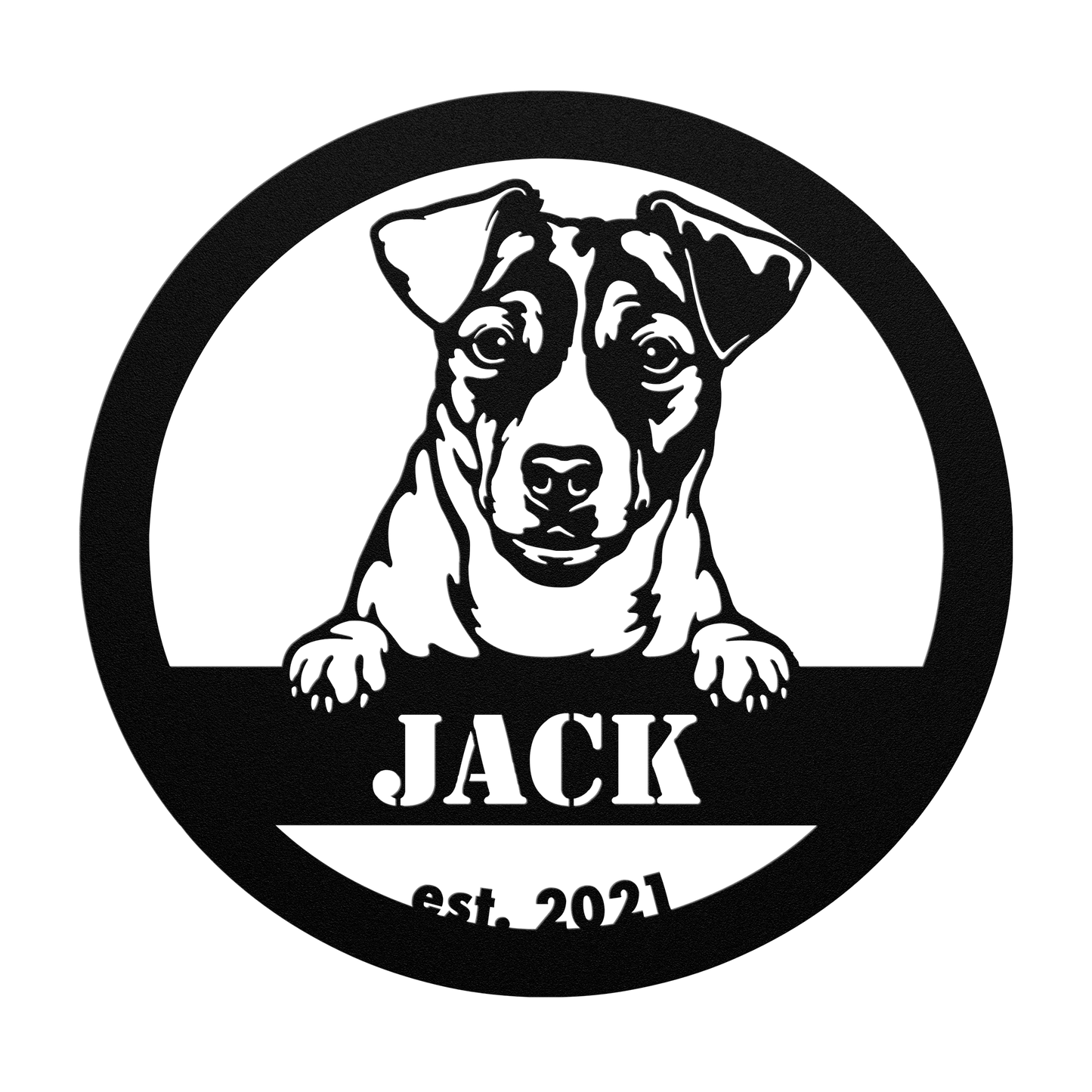 Jack Russell Terrier | Personalized Metal Sign