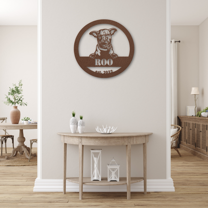 Aussie Kelpie | Personalized Metal Wall Art