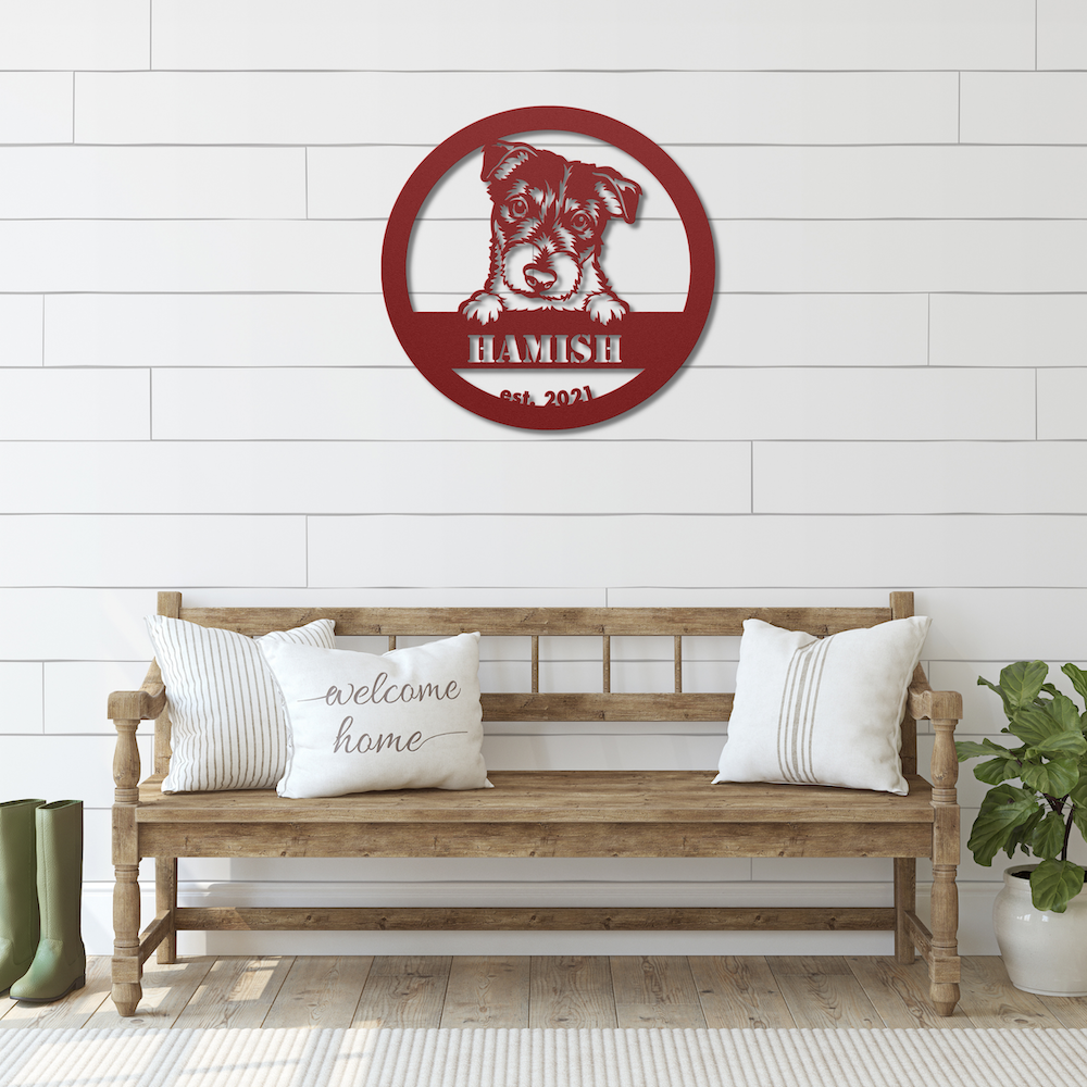 Border Terrier | Personalized Metal Wall Art