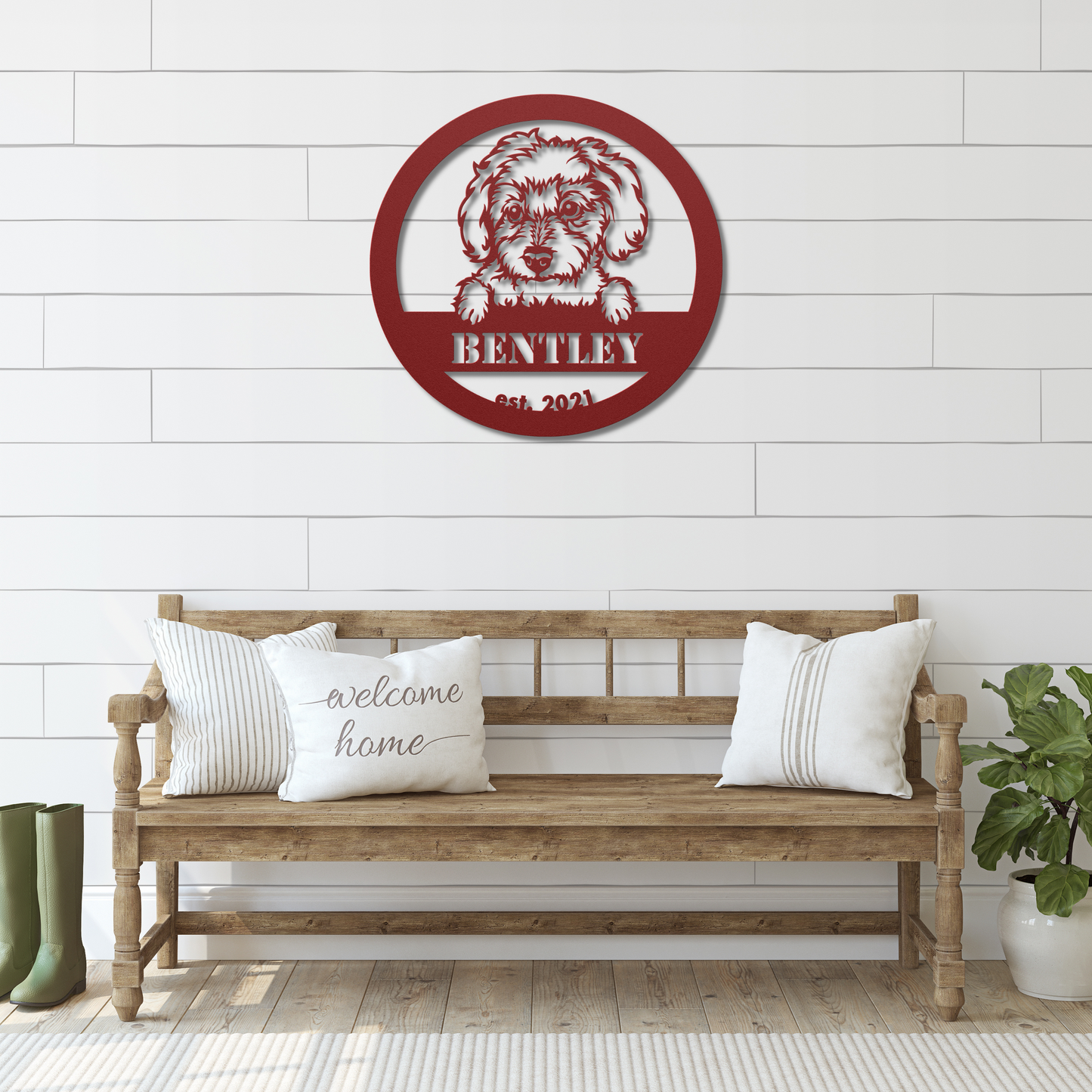 Maltese | Personalized Metal Wall Art