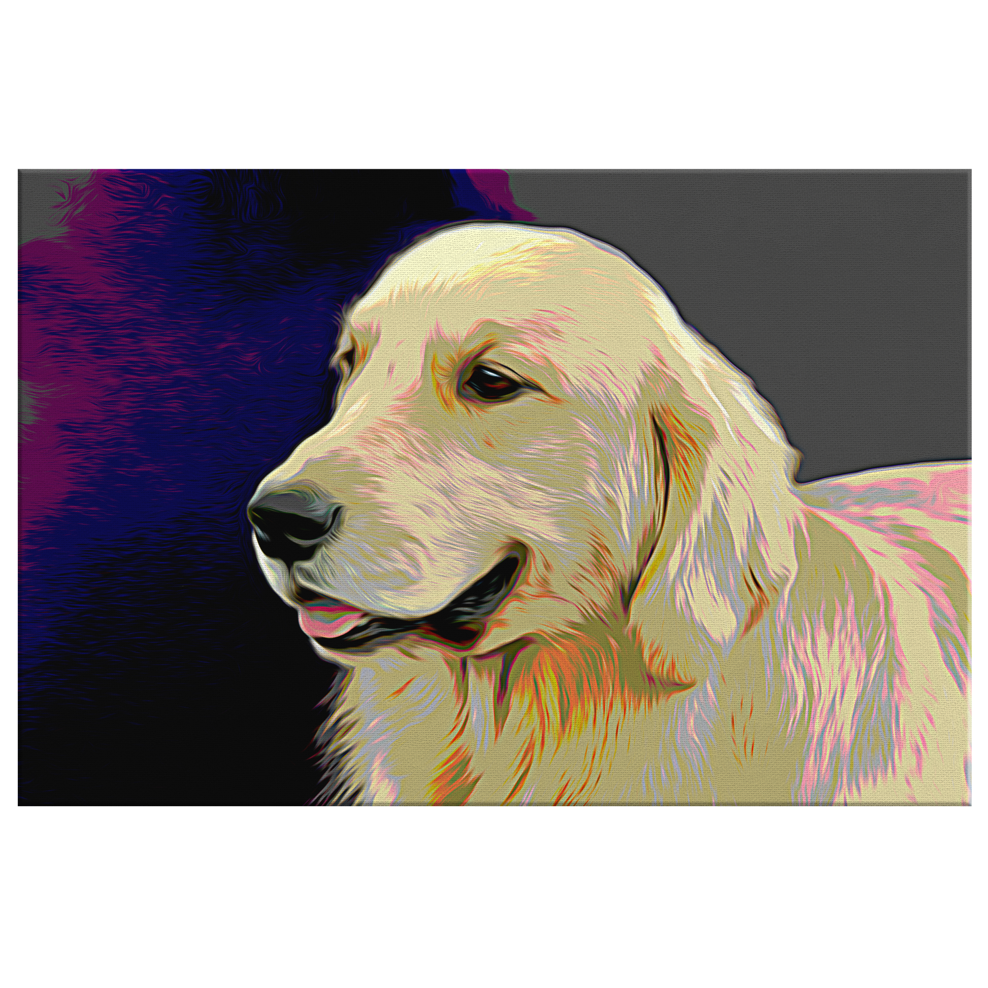 Buy Golden Retriever Canvas Wall Art | Roscoe & Charlie