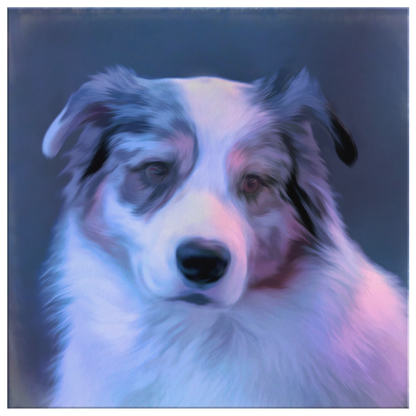 Buy canvas art with Australian Shepherd prints online | Roscoe & Charlie