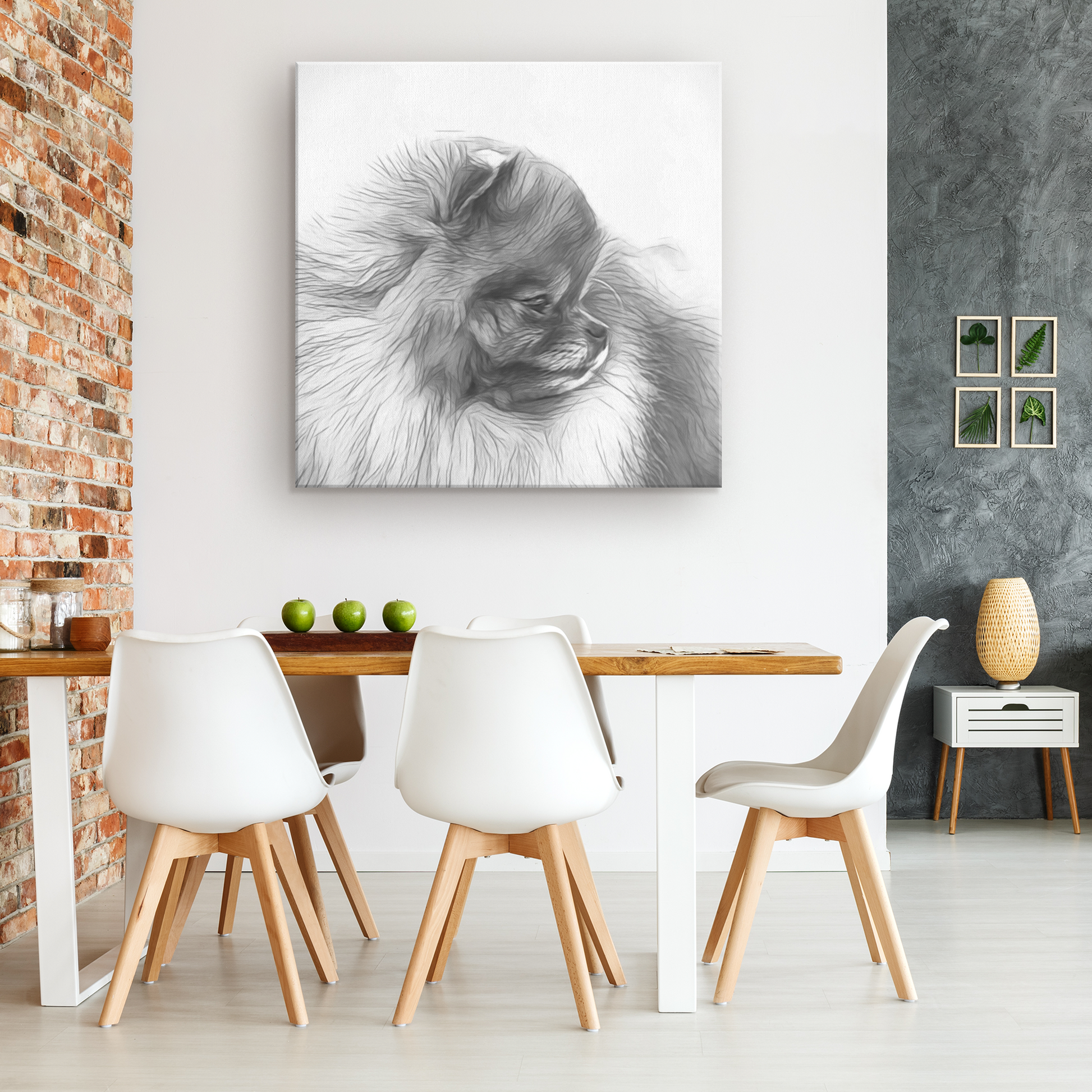 Shop for Pomeranian Wall Canvas online | Roscoe & Charlie