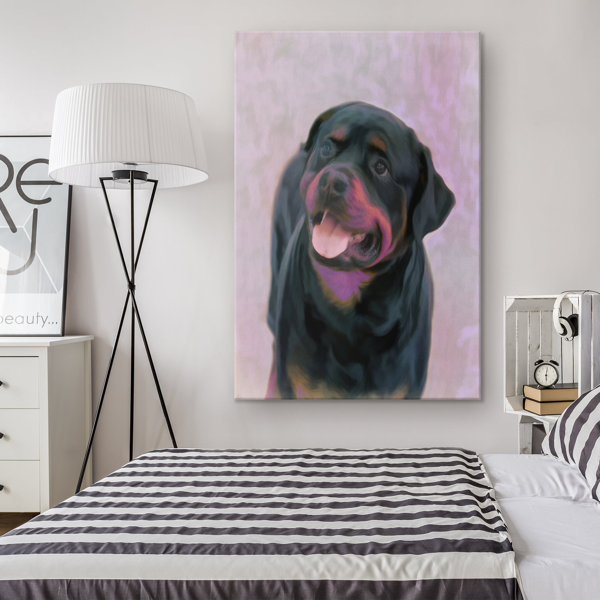 Shop for Rottweiler artwork online | Roscoe & Charlie