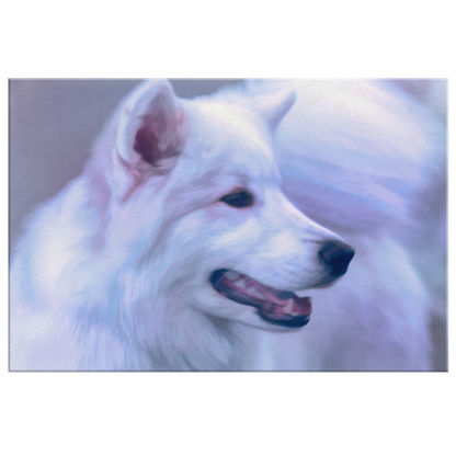 Buy Samoyed Wall Canvas Online | Roscoe & Charlie