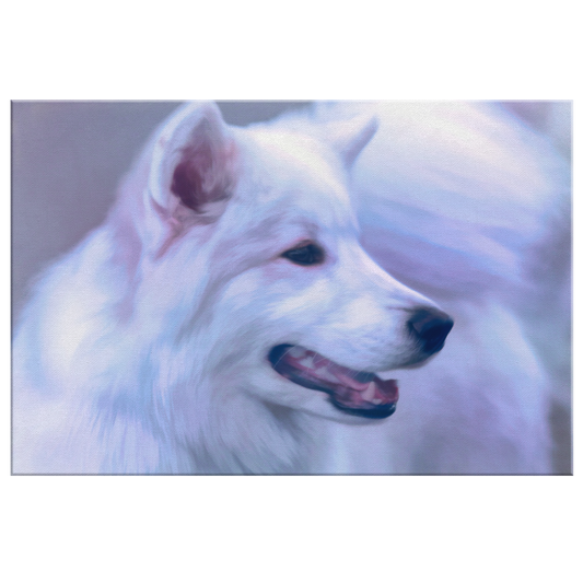 Buy Samoyed Wall Canvas Online | Roscoe & Charlie