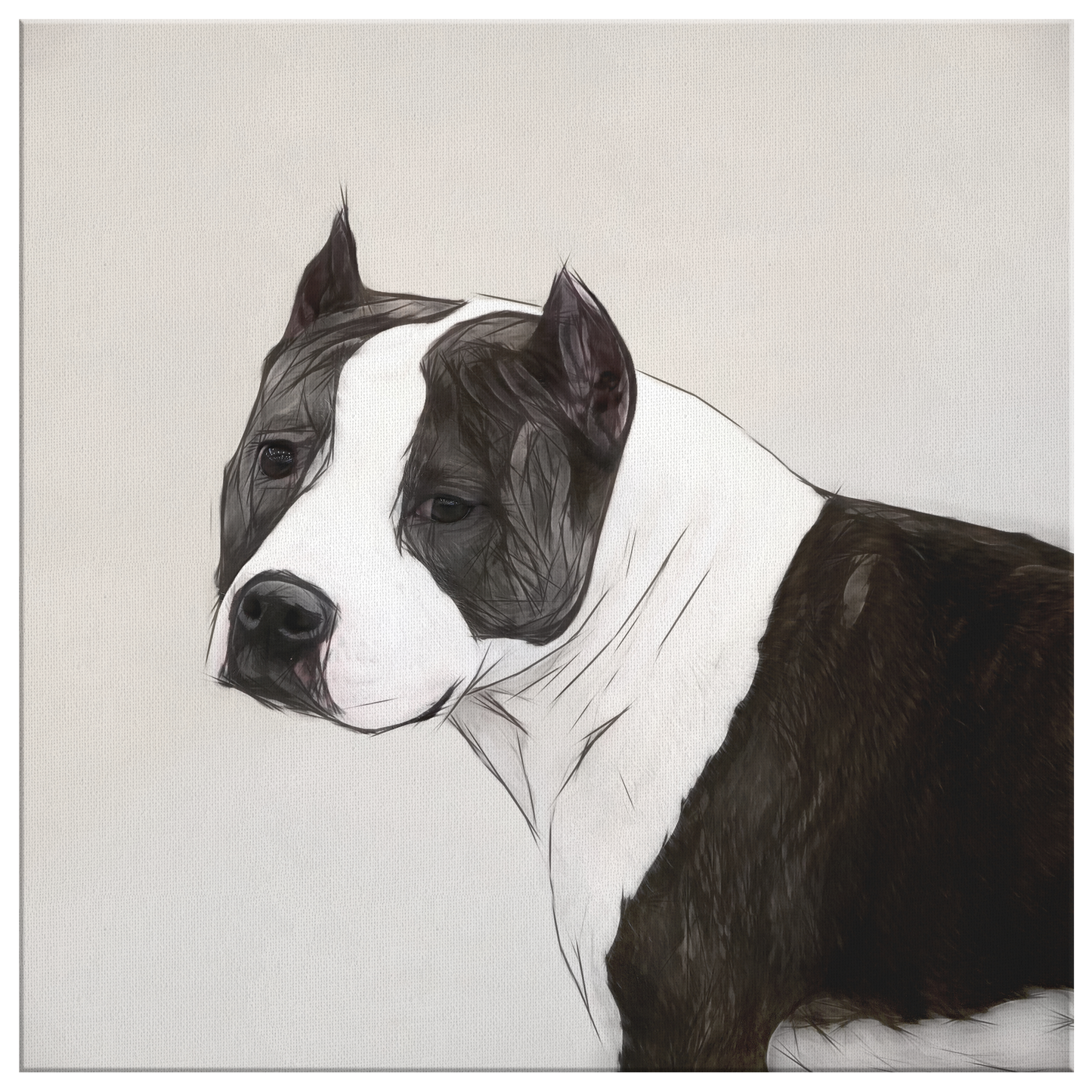 Buy Staffordshire Terrier art prints online | Roscoe & Charlie