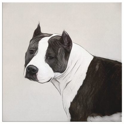 Buy Staffordshire Terrier art prints online | Roscoe & Charlie