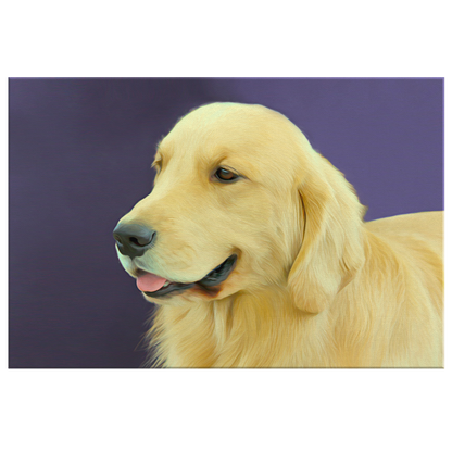 Buy Golden Retriever Canvas Wall Art | Roscoe & Charlie