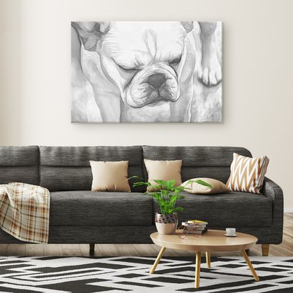 Francine IV Gallery Canvas | Dog Wall Art