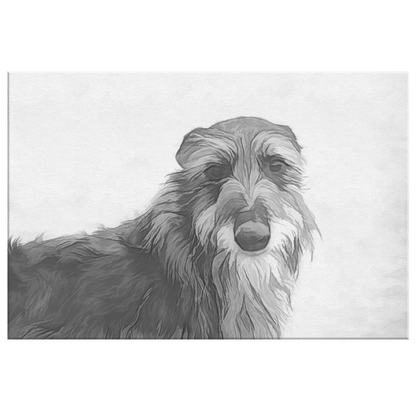 Buy canvas art with Irish Wolfhound prints online | Roscoe & Charlie