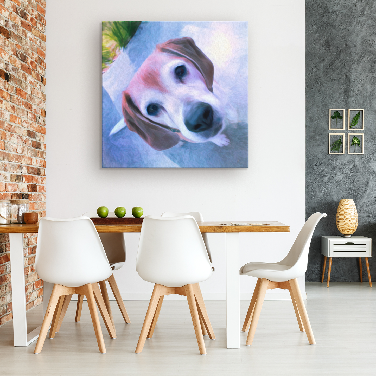 shop for canvas wall art with Beagle prints online | Roscoe & Charlie