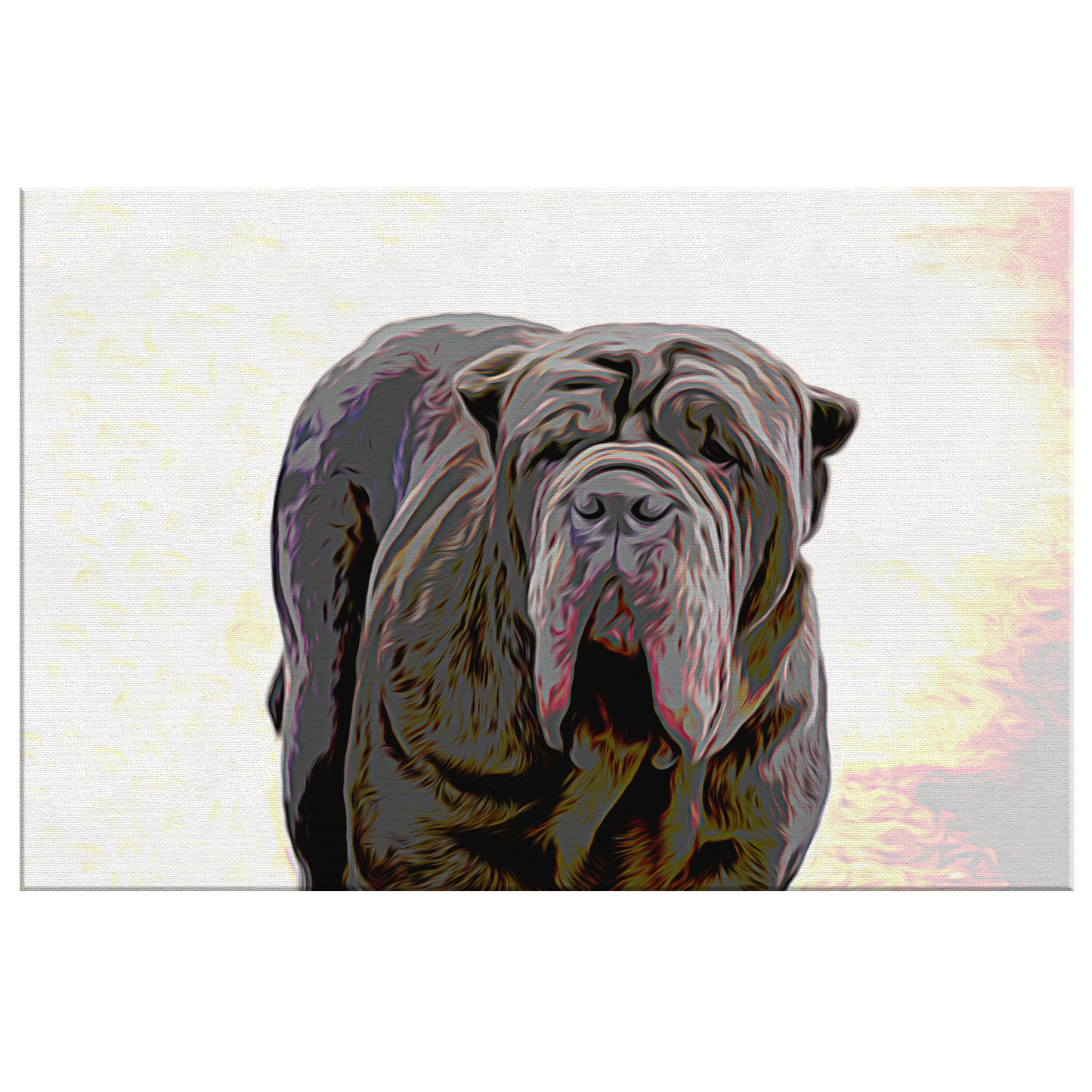 Buy canvas art with Neapolitan Mastiff prints online | Roscoe & Charlie