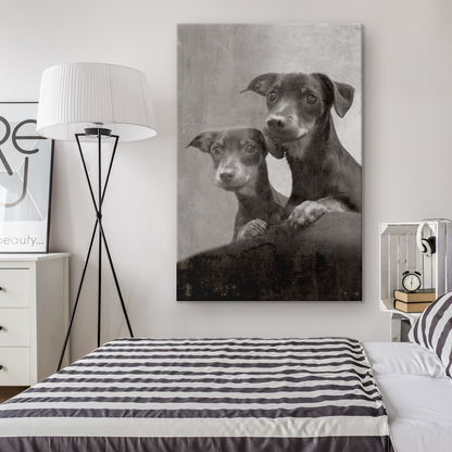 Shop for Dachshund Wall Canvases online | Roscoe & Charlie