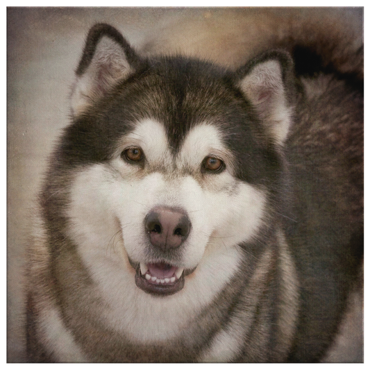 Buy canvas art with Alaskan Malamute prints online | Roscoe & Charlie