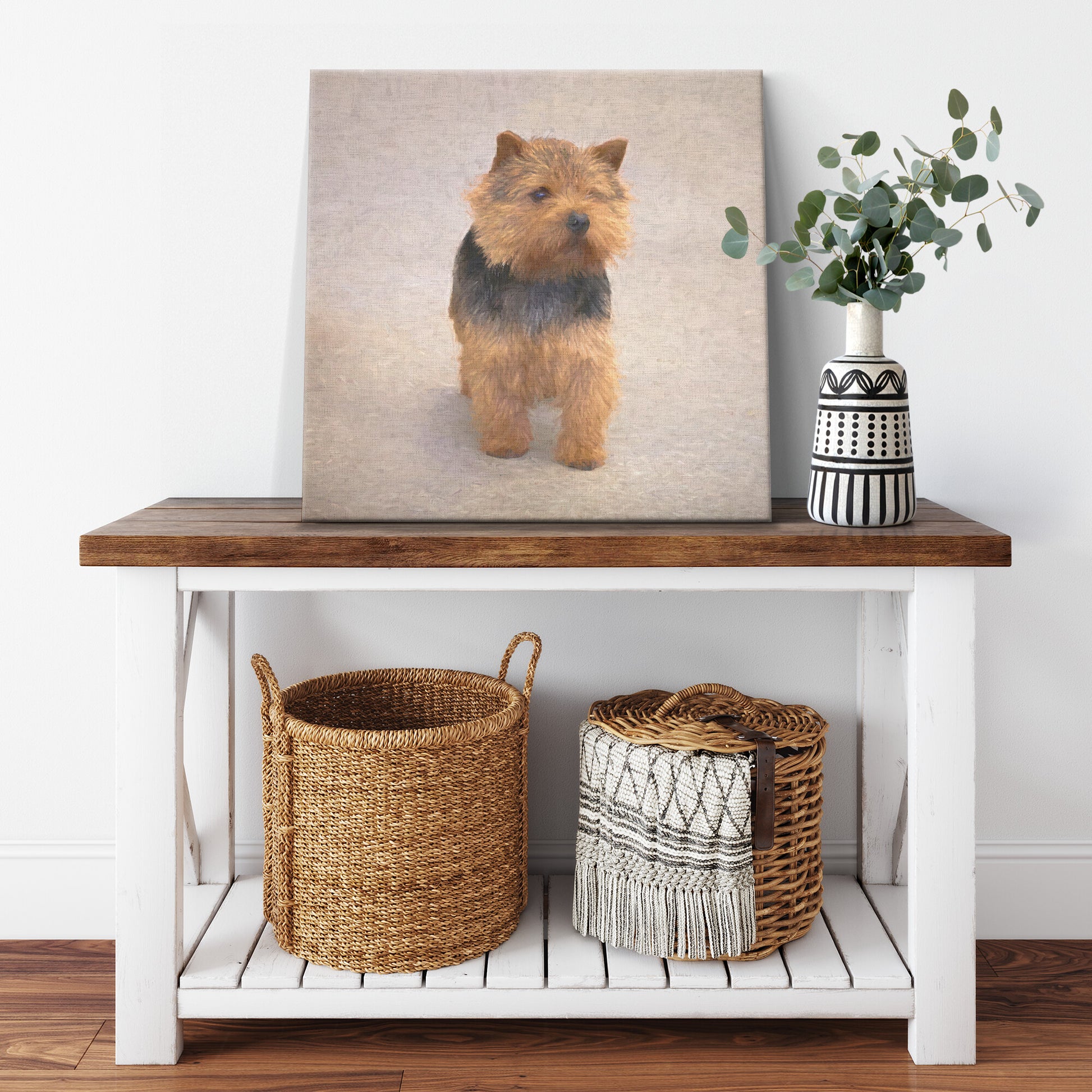 Buy Abby II Gallery Canvas | Shop Norwich Terrier Wall Art | Roscoe & Charlie