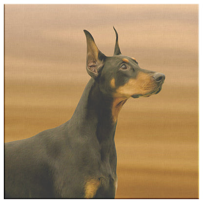 Buy Ace I Gallery Canvas | Shop Doberman Wall Art | Roscoe & Charlie