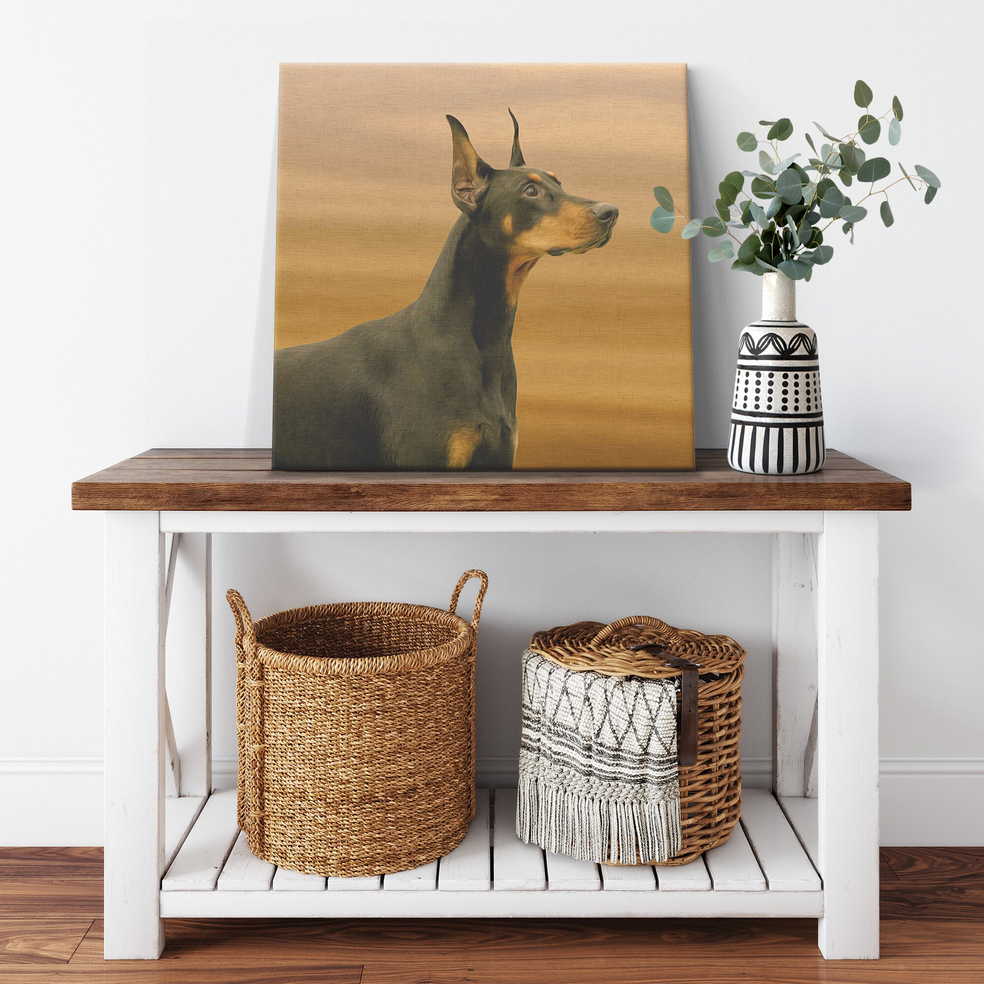 Buy Ace I Gallery Canvas | Shop Doberman Wall Art | Roscoe & Charlie