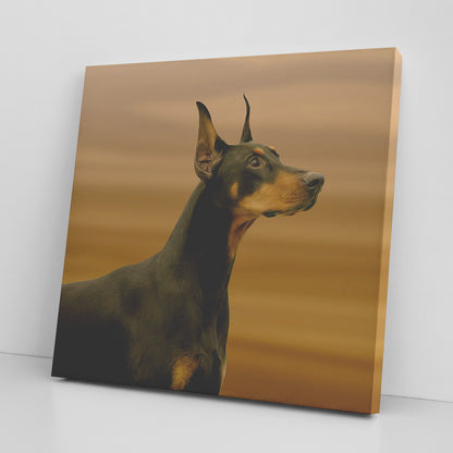 Buy Ace I Gallery Canvas | Shop Doberman Wall Art | Roscoe & Charlie