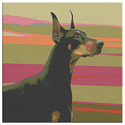 Buy Ace II Gallery Canvas | Shop Doberman Canvas Wall Art | Roscoe & Charlie