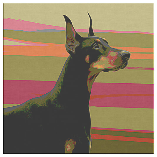 Buy Ace II Gallery Canvas | Shop Doberman Canvas Wall Art | Roscoe & Charlie