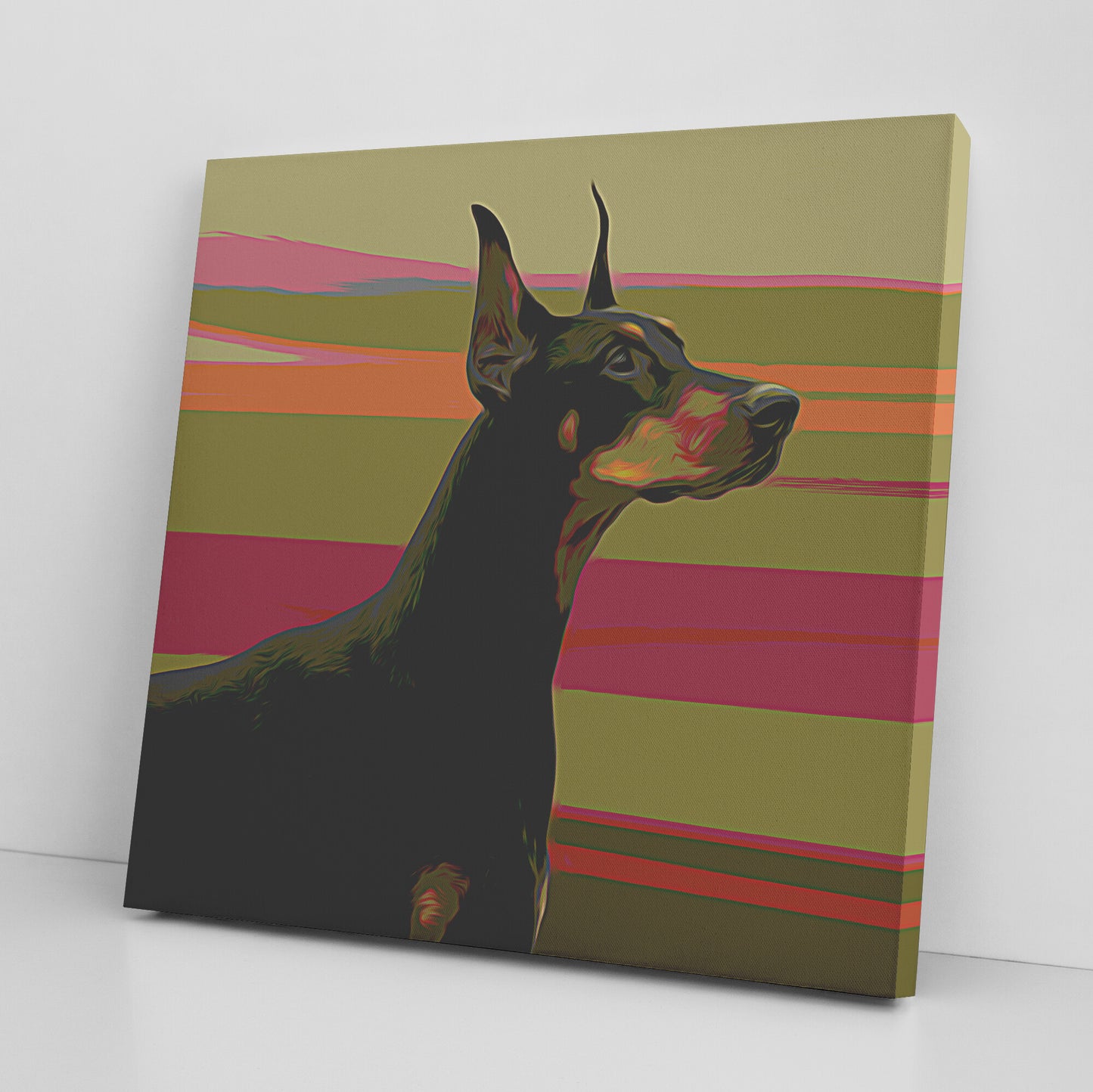 Buy Ace II Gallery Canvas | Shop Doberman Canvas Wall Art | Roscoe & Charlie