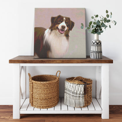 Buy Bandit II Gallery Canvas | Shop for Australian Shepherd Wall Art | Roscoe & Charlie