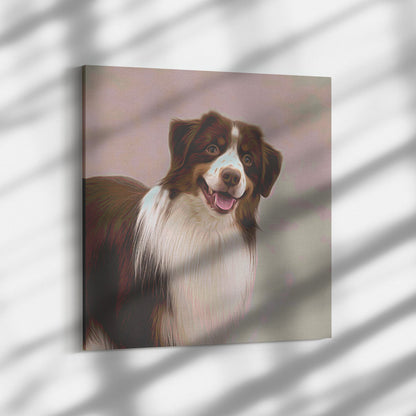 Buy Bandit II Gallery Canvas | Shop for Australian Shepherd Wall Art | Roscoe & Charlie