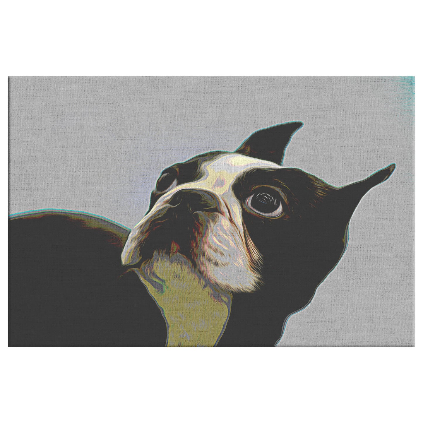 Buy Bella VIII Gallery Canvas | Shop for Boston Terrier Wall Art | Roscoe & Charlie