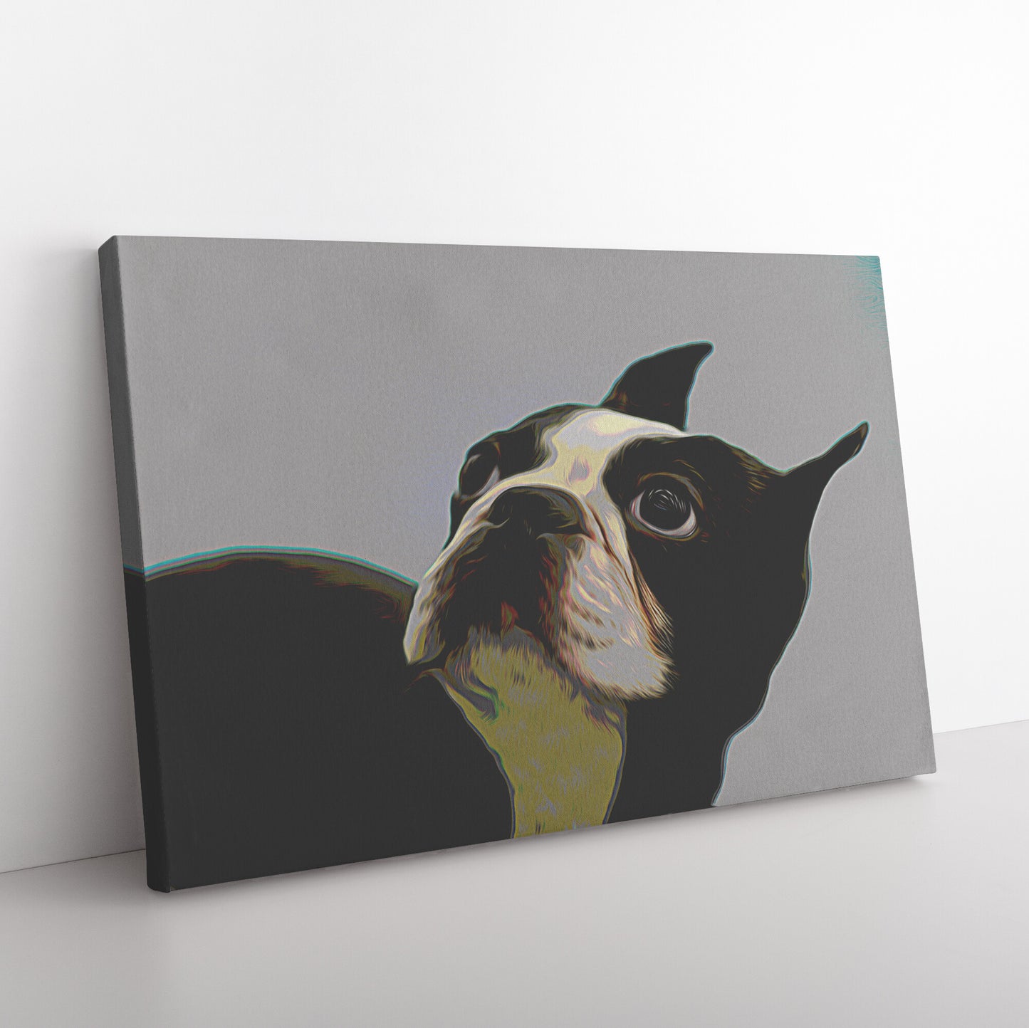 Buy Bella VIII Gallery Canvas | Shop for Boston Terrier Wall Art | Roscoe & Charlie