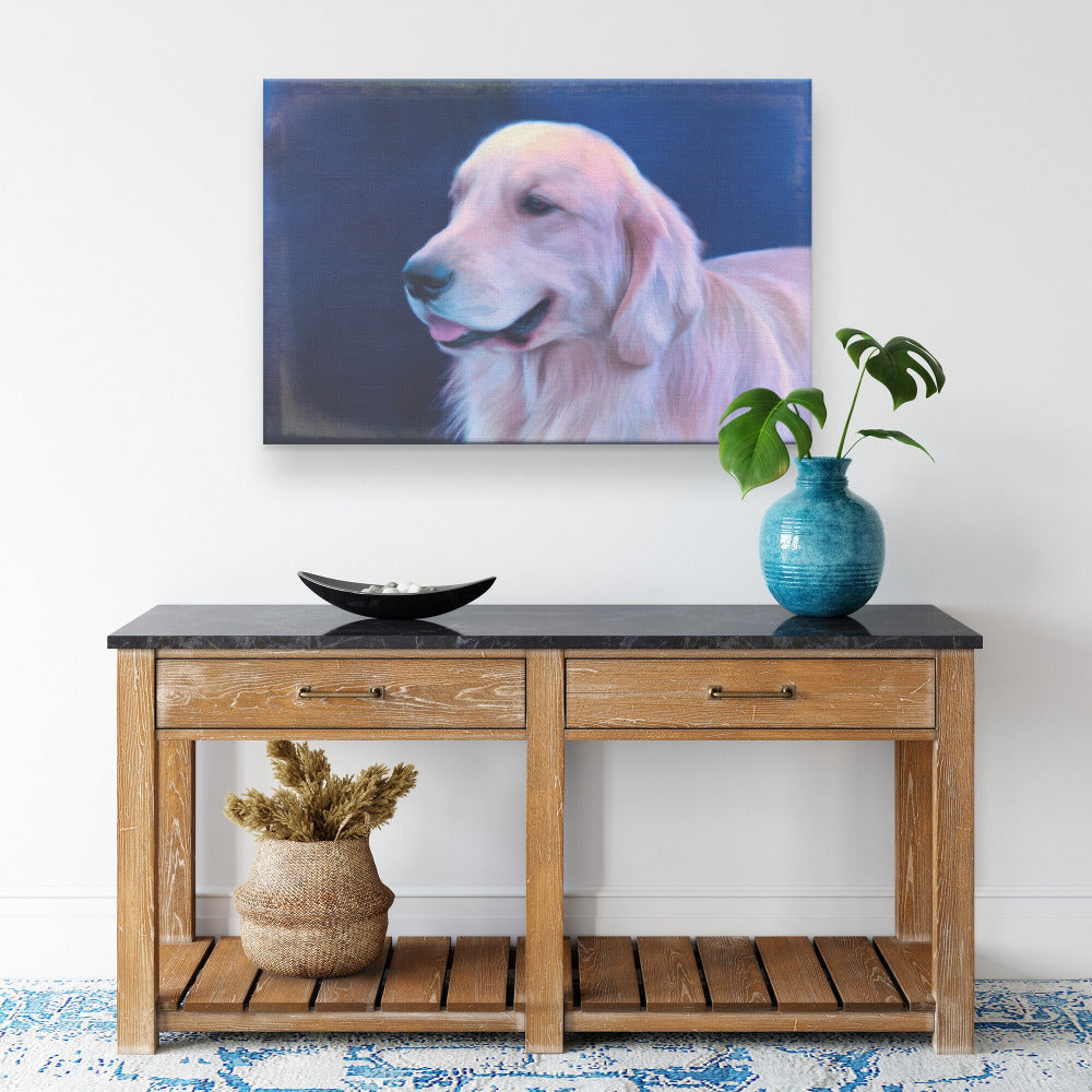 Buy Bodie I Gallery Canvas | Shop for Golden Retriever Wall Art | Roscoe & Charlie