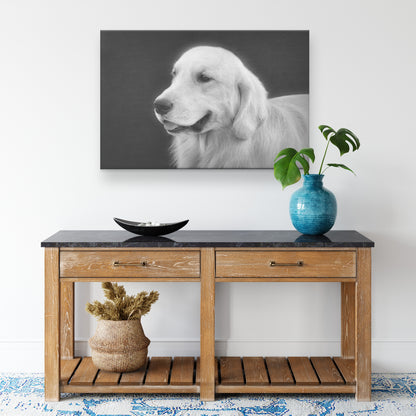 Buy Bodie IV Gallery Canvas | Shop Golden Retriever Wall Art | Roscoe & Charlie