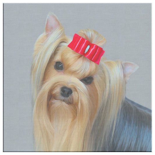 Buy Bridget I Gallery Canvas | Shop for Yorkshire Terrier Wall Art | Roscoe & Charlie