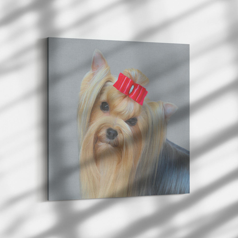 Buy Bridget I Gallery Canvas | Shop for Yorkshire Terrier Wall Art | Roscoe & Charlie