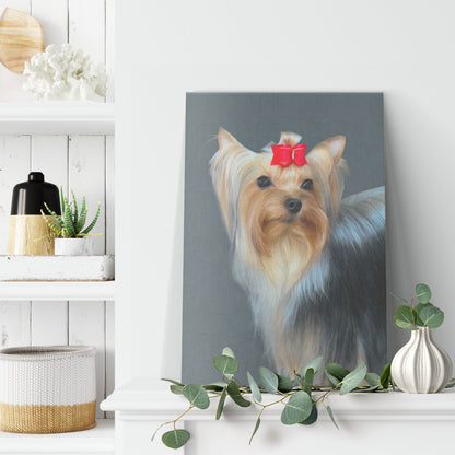 Buy Bridget IV Gallery Canvas | Shop Yorkshire Terrier Canvas Wall Art | Roscoe & Charlie