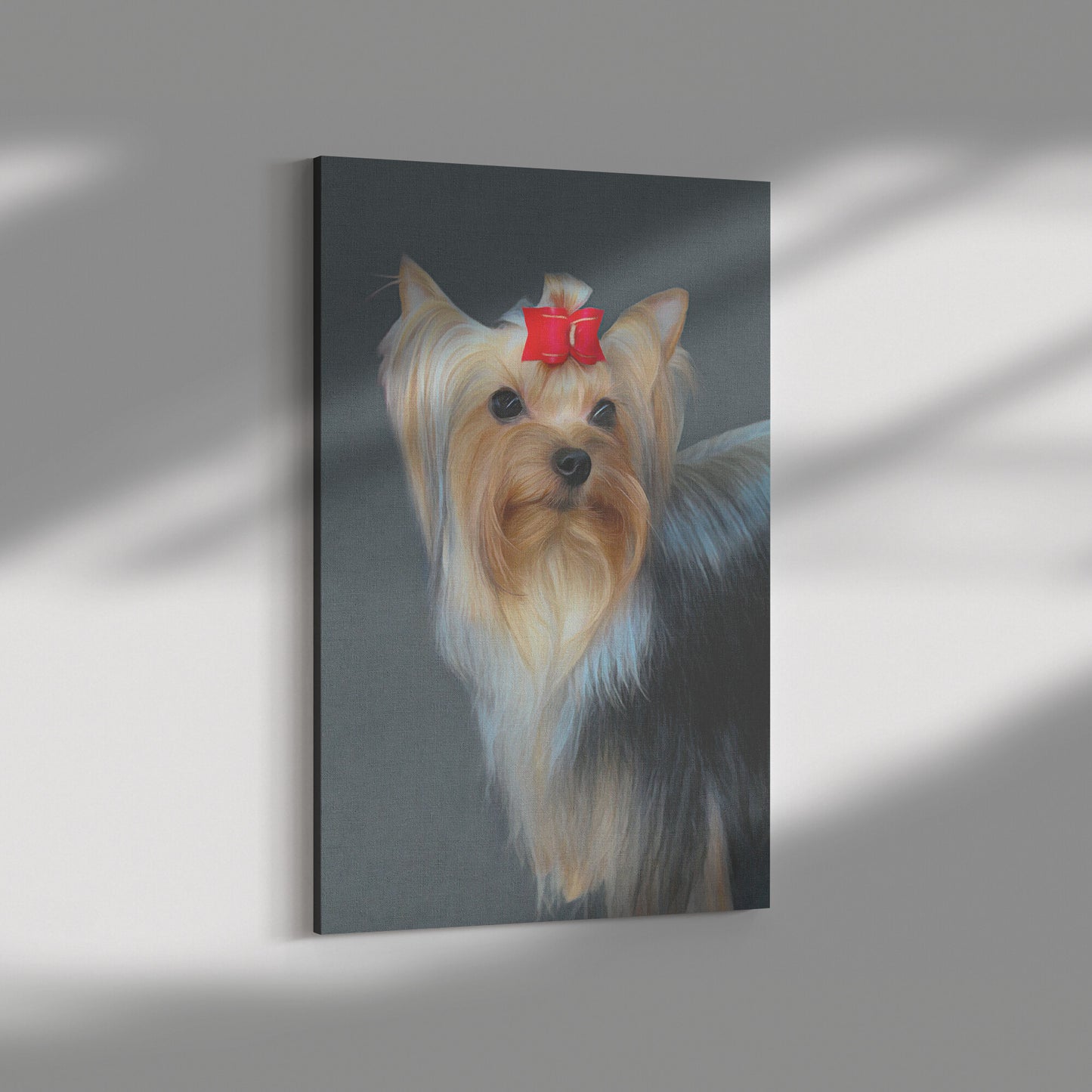 Buy Bridget IV Gallery Canvas | Shop Yorkshire Terrier Canvas Wall Art | Roscoe & Charlie