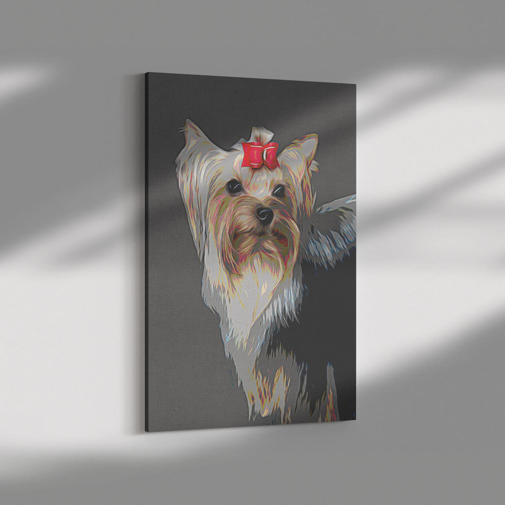 Buy Bridget VI Gallery Canvas | Shop for Yorkshire Terrier Wall Art | Roscoe & Charlie