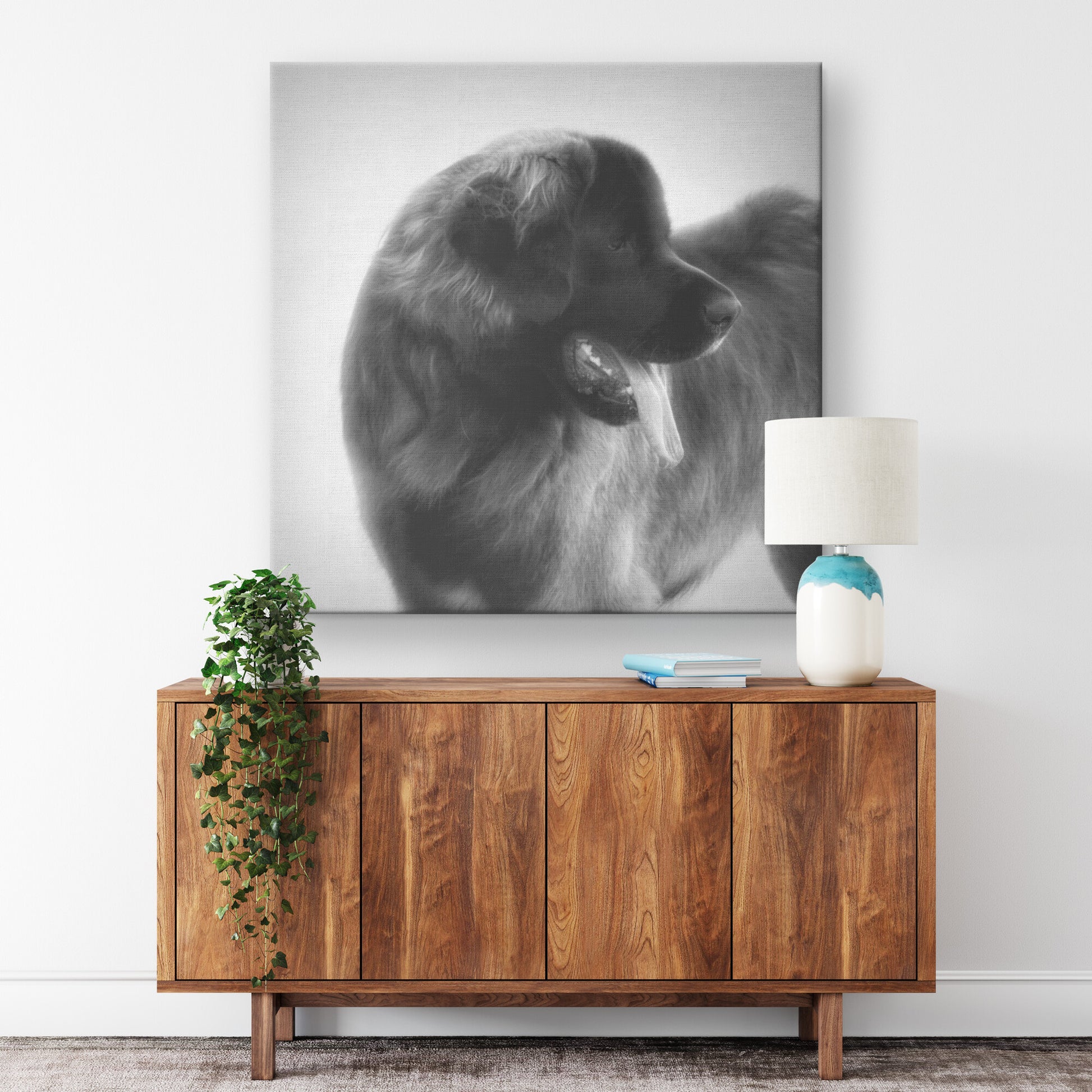 Buy Bruno I Gallery Canvas | Shop for Leonberger Wall Art | Roscoe & Charlie