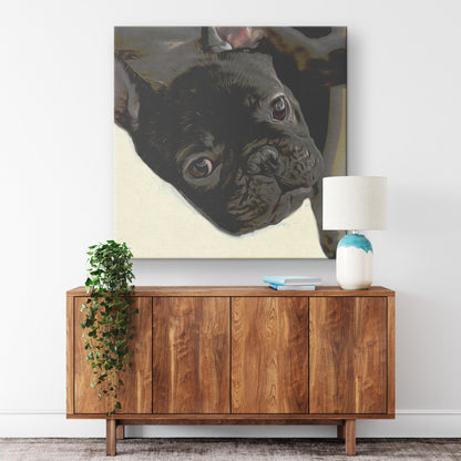 Buy Buster II Gallery Canvas | Shop for French Bulldog Wall Art | Roscoe & Charlie