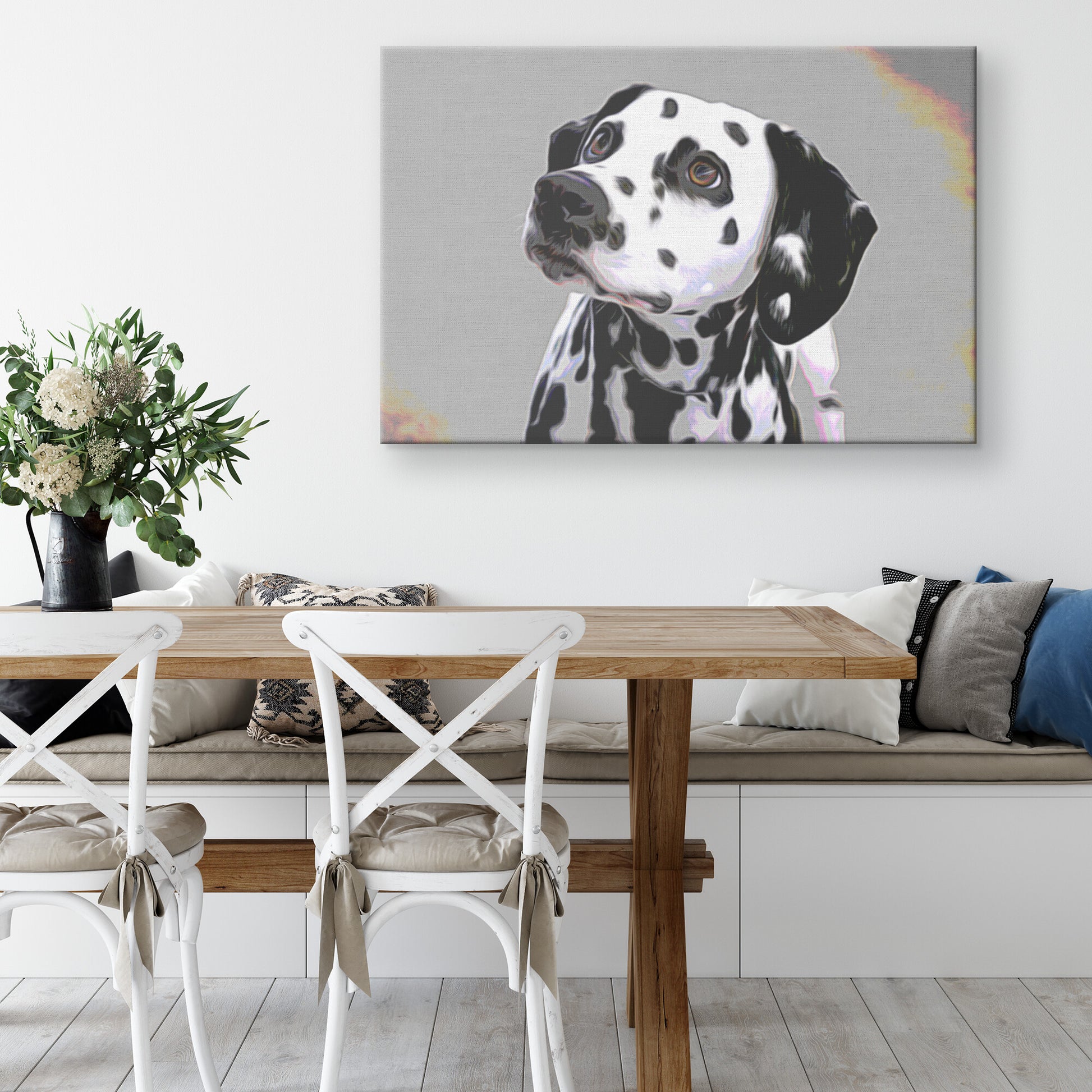 Buy Cleo I Gallery Canvas | Shop Dalmatian Wall Art | Roscoe & Charlie