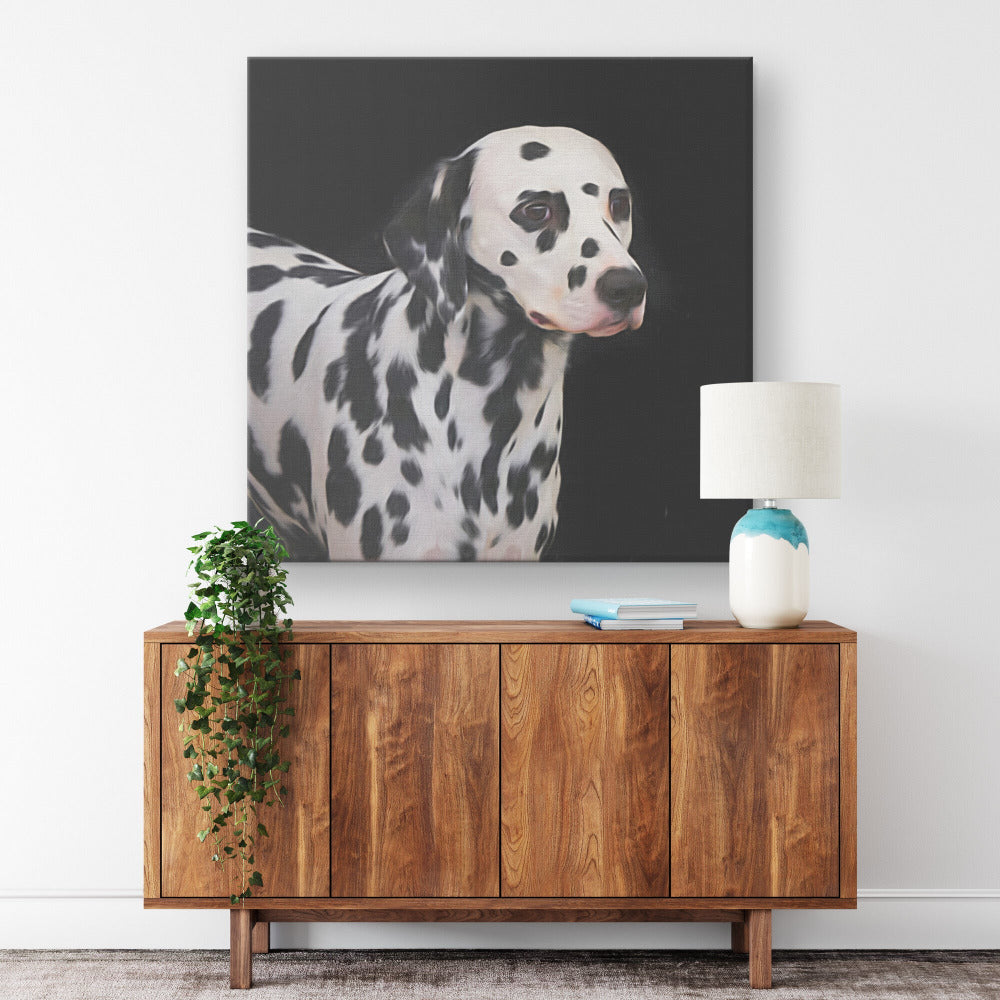 Buy Coco II Gallery Canvas | Shop for Dalmatian Wall Art | Roscoe & Charlie