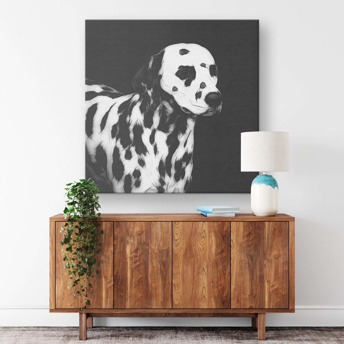 Buy Coco III Gallery Canvas | Shop Dalmatian Wall Art | Roscoe & Charlie