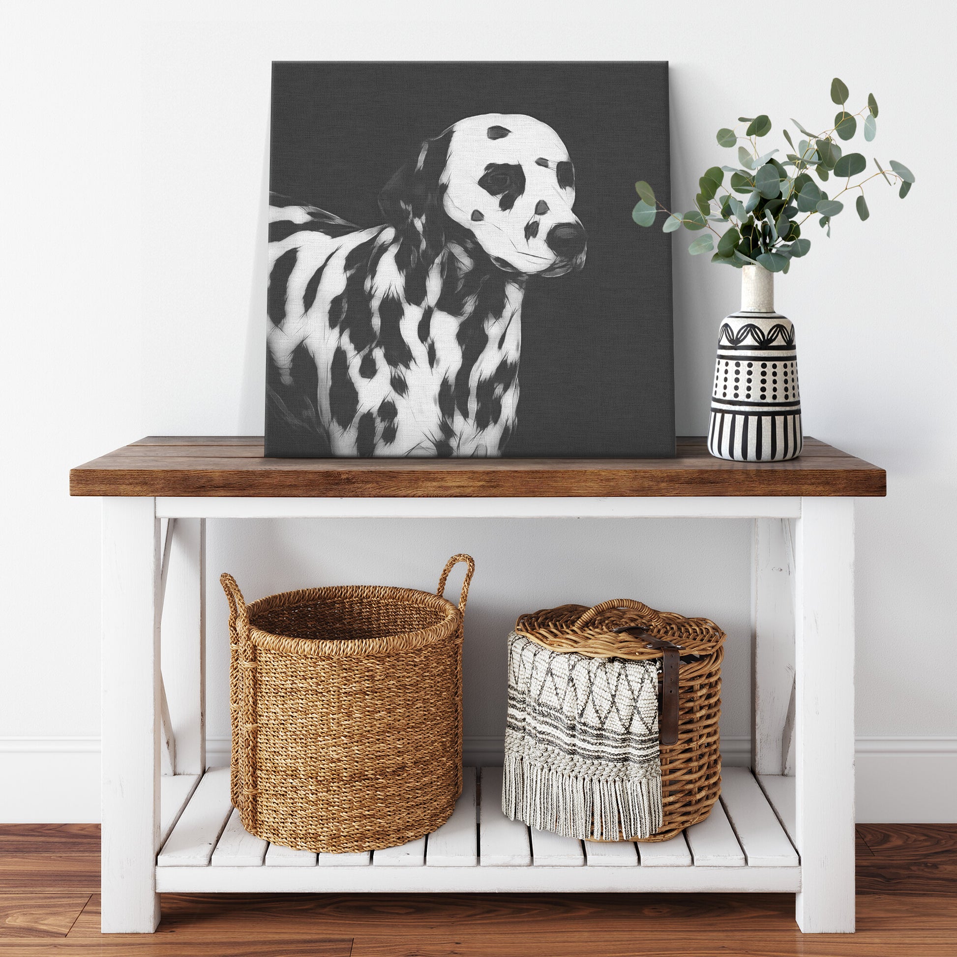 Buy Coco III Gallery Canvas | Shop Dalmatian Wall Art | Roscoe & Charlie