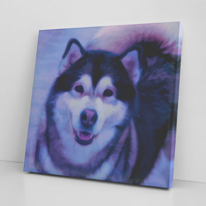 Buy Dakota I Gallery Canvas | Shop for Alaskan Malamute Wall Art | Roscoe & Charlie