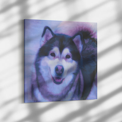 Buy Dakota I Gallery Canvas | Shop for Alaskan Malamute Wall Art | Roscoe & Charlie